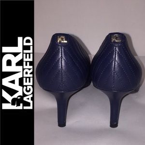 karl lagerfeld rosette pumps